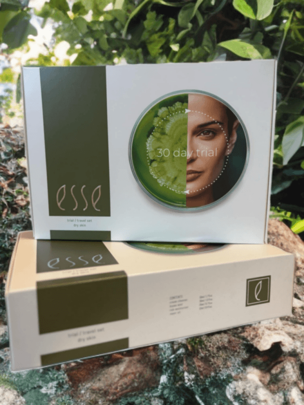S3 ESSE DRY skin trial/travel pack MINI rinkinys sausai odai